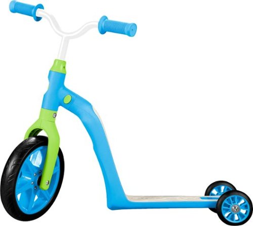  Swagtron - K6 4-IN-1 Kick Scooter and Balance Bike Combo - Blue