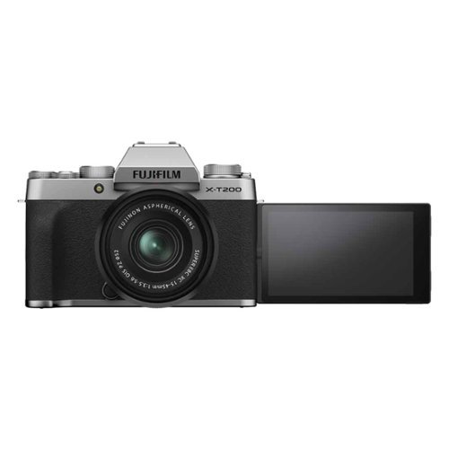 Fujifilm X Series X-T200 Mirrorless Camera with 15-45mm Lens - Silver WORLDWIDE DELIVERY