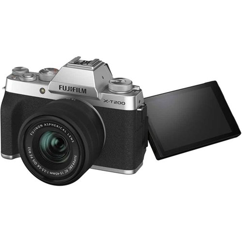 Fujifilm X Series X-T200 Mirrorless Camera with 15-45mm Lens - Silver HOW TO BUY