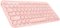 Logitech - K380 TKL Wireless Scissor Keyboard for PC, Laptop, Windows, Mac, Android, iPad OS, Apple TV - Rose-Front_Standard