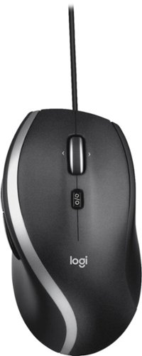  Logitech - M500s Advanced Wired Laser Mouse with Hyper-fast Scrolling - Black