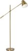 OttLite - Archer LED Floor Lamp - Satin Brass-Angle_Standard