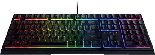 Razer Ornata V2 Full-size Wired Mecha-Membrane Gaming Keyboard with Chroma RGB Backlighting - Black GLOBAL SHIPPING