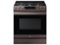 Samsung - 6.0 cu. ft. Front Control Slide-In Gas Convection Range with Air Fry & Wi-Fi, Fingerprint Resistant - Tuscan Stainless Steel-Front_Standard