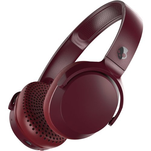 Skullcandy - Riff Wireless On-Ear Headphones - Deep Red-Front_Standard 