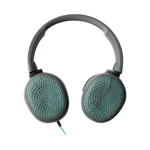 Skullcandy - Riff Wired On-Ear Headphones - Gray/Miami