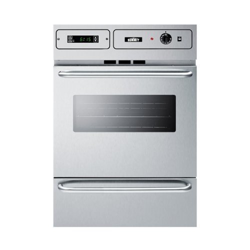 Summit Appliance - 24" Built-In Single Electric Oven - Stainless steel