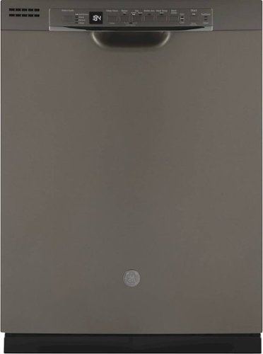 GE - Front Control Built-In Dishwasher with Hybrid Stainless Steel Tub, Dry Boost, 3rd Rack, 50dBA - Slate