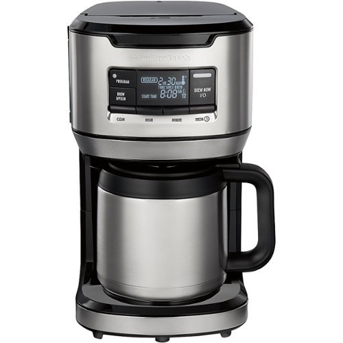 Hamilton Beach - FrontFill 12-Cup Coffee Maker with Water Filtration - Black