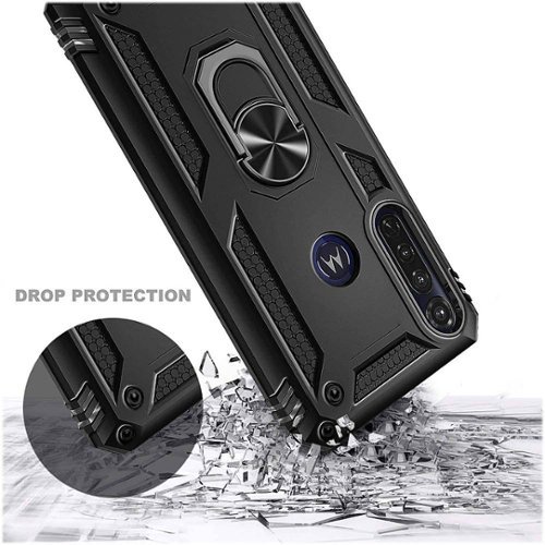 SaharaCase - Military Kickstand Series Case for Motorola Moto G Power (8th Gen.) - Black-Alt_View_Standard_15 