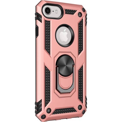 SaharaCase - Military Kickstand Series Case for Apple® iPhone® SE (2nd Generation and 3rd Generation) - Rose Gold
