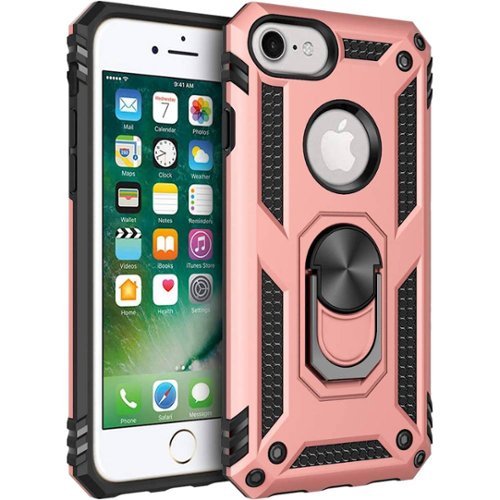 SaharaCase Military Kickstand Series Case for Apple iPhone SE (2nd Generation and 3rd Generation) - Rose Gold WORLDWIDE DELIVERY