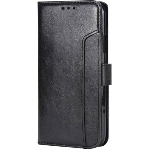 SaharaCase - Leather Series Case for Apple® iPhone® SE (2nd Generation and 3rd Generation 2022) - Scorpion Black