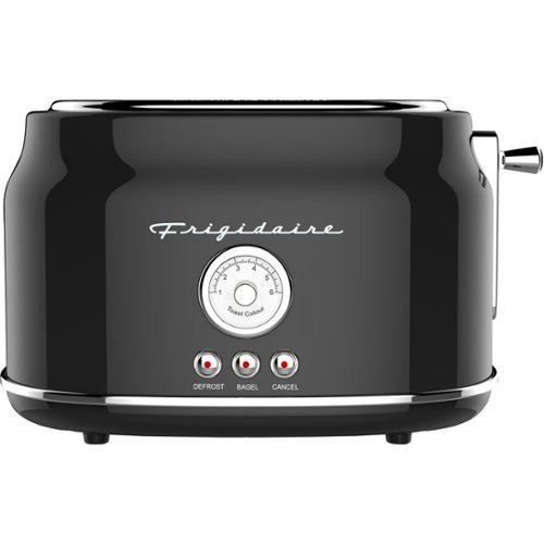 Frigidaire - Retro 2-Slice Toaster - Black-Front_Standard 