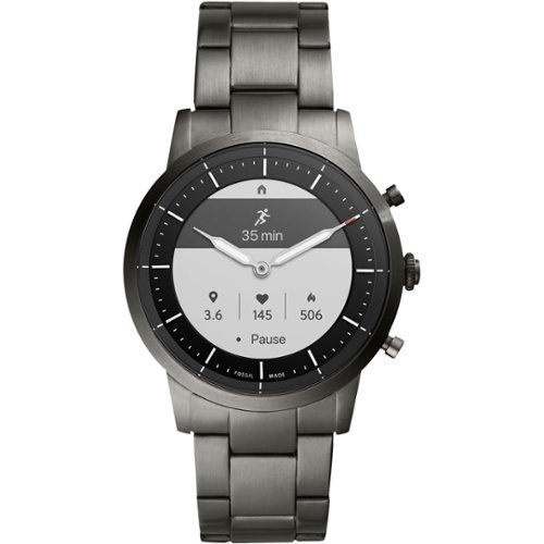 人気定番の - 42mm Smartwatch Hr Hybrid Fossil Smoke Shipping International その他