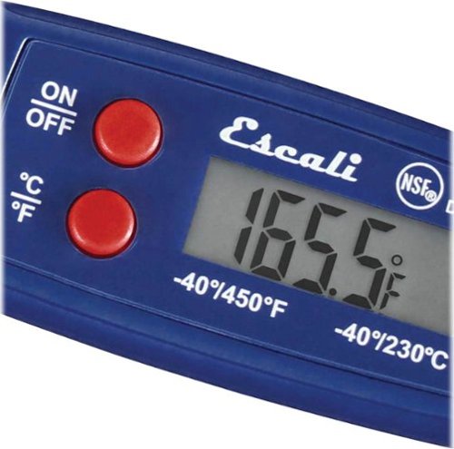 Escali Water Resistant Digital Thermometer - Blue SHOP ONLINE