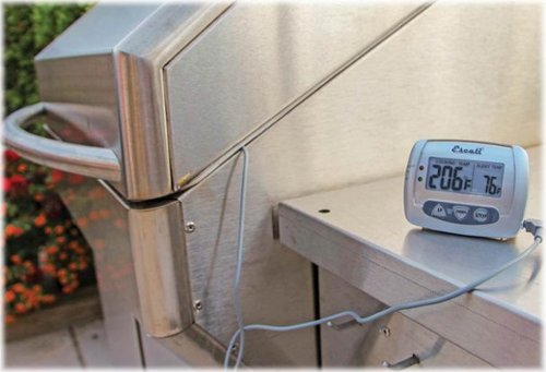 Escali Digital Probe Thermometer - Silver GLOBAL SHIPPING