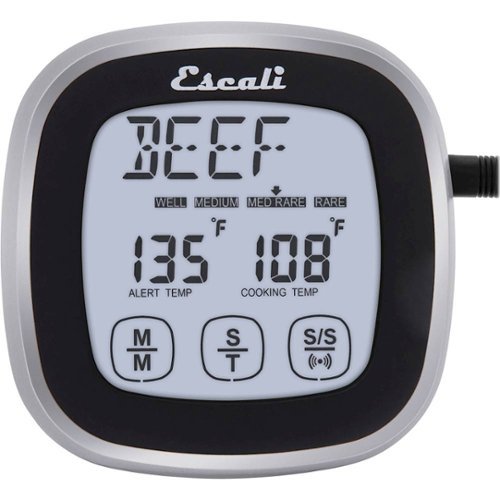 Escali Touch-Screen Thermometer and Timer - Black HOW TO BUY
