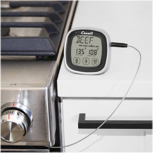 Escali Touch-Screen Thermometer and Timer - Black BUY ONLINE