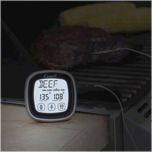 Escali Touch-Screen Thermometer and Timer - Black BUY IN EUROPE