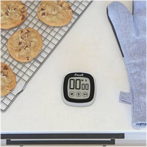 Escali Touch-Screen Digital Timer - Black/Silver WHERE TO BUY