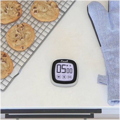 Escali Touch-Screen Digital Timer - Black/Silver SHOP ONLINE