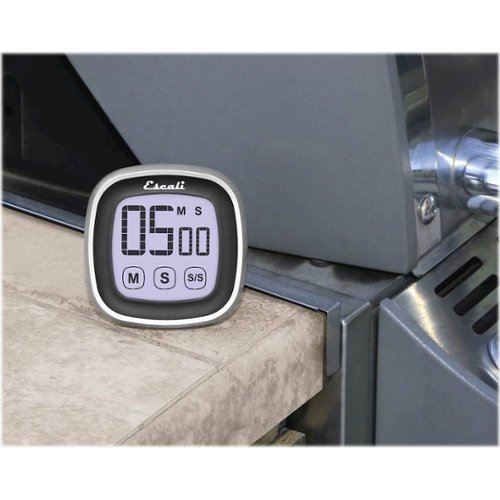 Escali Touch-Screen Digital Timer - Black/Silver BUY IN EUROPE
