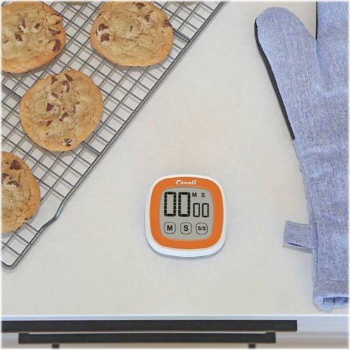 Escali Touch-Screen Digital Timer - Orange/White WHERE TO BUY