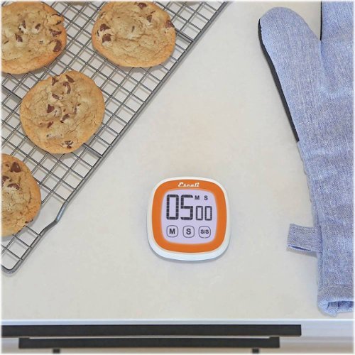 Escali Touch-Screen Digital Timer - Orange/White SHOP ONLINE