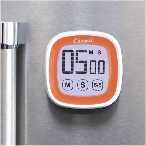 Escali Touch-Screen Digital Timer - Orange/White BUY IN EUROPE