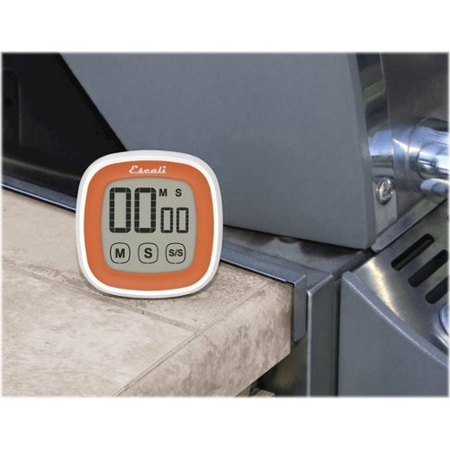 Escali Touch-Screen Digital Timer - Orange/White BUY IN AUSTRALIA