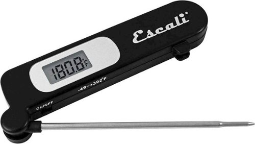 Escali - Folding Digital Thermometer - Black-Left_Standard 