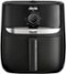 Bella Pro Series - 6-qt. Analog Air Fryer - Black Matte-Front_Standard