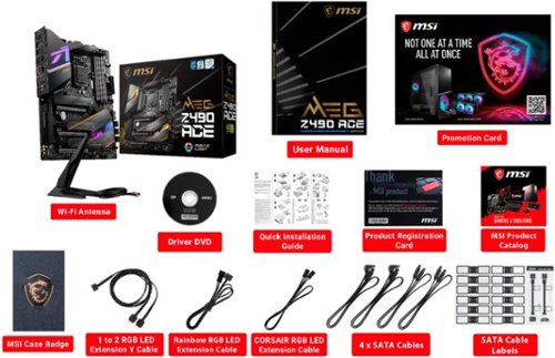 MSI MEG Z490 ACE (Socket LGA1200) USB-C Gen2 Intel Motherboard BUY IN MIDDLE EAST