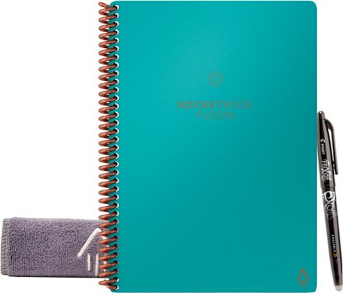 Rocketbook - Fusion Smart Reusable Notebook 7 Page Styles 6" x 8.8" - Neptune Teal