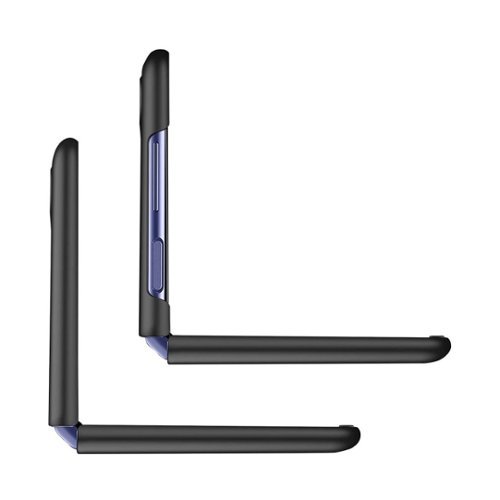 SaharaCase Classic Series Skin Case for Samsung Z Flip and Z Flip 5G - Black GLOBAL SHIPPING