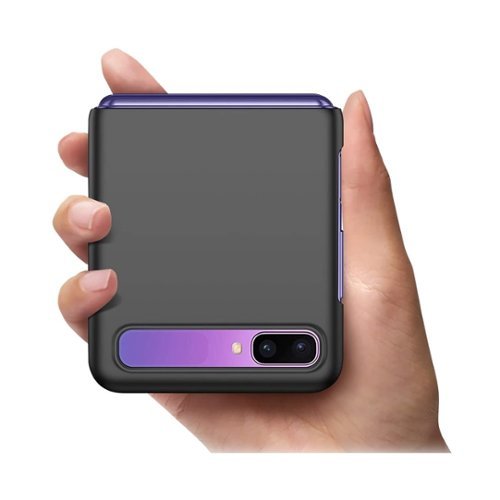 SaharaCase Classic Series Skin Case for Samsung Z Flip and Z Flip 5G - Black SHOP ONLINE