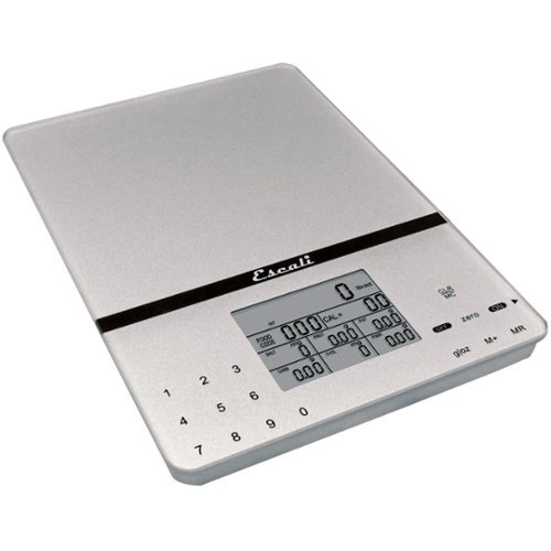 Escali - Kitchen Scale - Silver Gray-Angle_Standard 