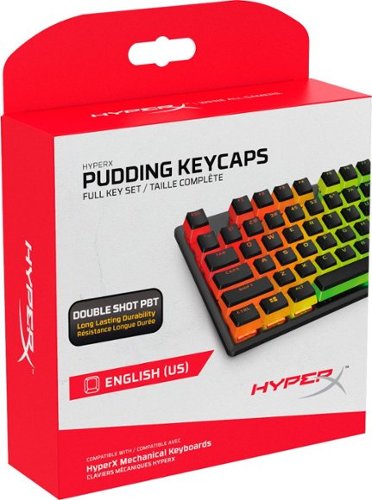 HyperX Pudding Keycaps PBT Upgrade Kit - Black SHOP ONLINE