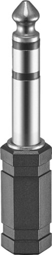 Insignia™ - 3.5mm to 1/4" Headphone Adapter - Black