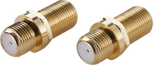 Rocketfish™ Coaxial Cable Couplers (2 Pack) - Gold WORLDWIDE DELIVERY