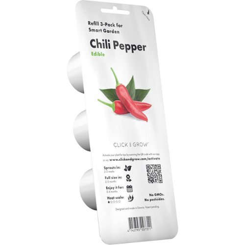 Click & Grow - Chili Pepper 3 Grow Pods - Green