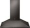 LG - 30 inches - Convertible - Wall Range Hood - Black Stainless Steel-Front_Standard