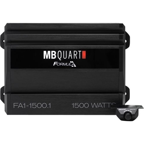 

MB Quart - Formula 1500W Class D Digital Mono MOSFET Amplifier with Variable Low-Pass Crossover - Black