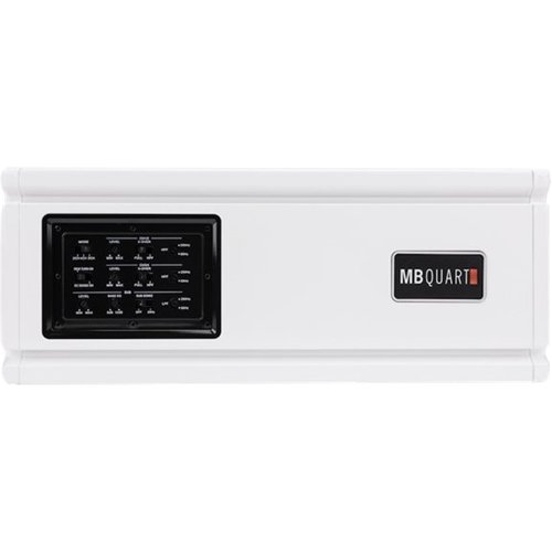 MB Quart - Nautic 1000W Class AB/D Multichannel Amplifier with Variable Crossovers - White