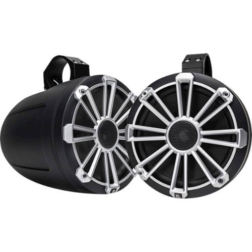 MB Quart - Nautic Premium 8" 2-Way Marine Speakers with Composite IMPP Cones (Pair) - Black