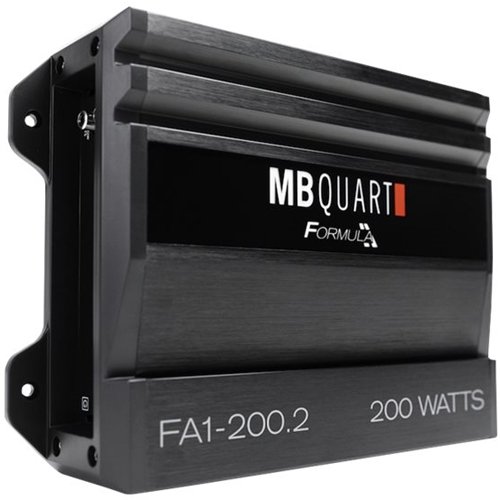 MB Quart Formula 200W Class AB Bridgeable 2-Channel MOSFET Amplifier with Variable Low-Pass Crossover - Black HOW TO BUY