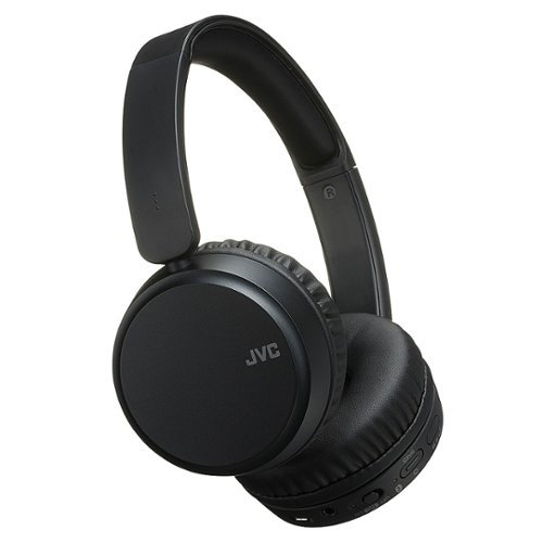 JVC - On-Ear Wireless Headphones with Noise Canceling - Black