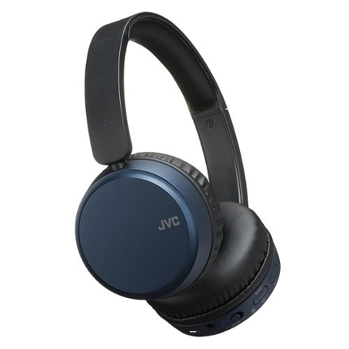 JVC - On-Ear Wireless Headphones with Noise Canceling - Blue