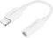 Insignia™ - Lightning to 3.5 mm Headphone Adapter - White-Front_Standard